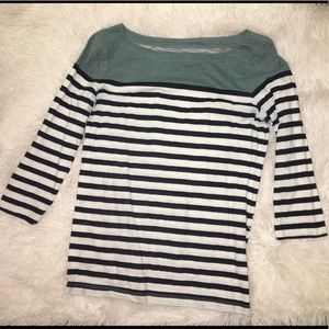 Ann Taylor loft striped shirt